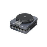 Powerology Qi2-15W Magsafe iPH15 Multi-Device Charging Stand - Black Marhaba International