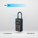 Powerology Ultra Portable Air Compressor Power Bank - Black Marhaba International