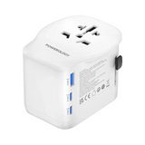 Powerology Universal Travel Adapter 2300W - White