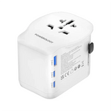 Powerology Universal Travel Adapter 2300W - White Marhaba International
