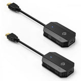 Powerology Wireless HDMI Mirroring Adaptor Pair with USB-C Cable Full HD 1080P - Black Marhaba International