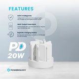 Powerology 8in1 Station 10000mAh PD 120W QC Wireless Power Bank Marhaba International