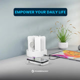 Powerology 8in1 Station 10000mAh PD 120W QC Wireless Power Bank Marhaba International