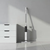 White steam mop for home cleaning