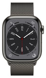 Apple Watch Series 8 GPS + Cellular, 45 mm, Graphite Stainless Steel Case with Graphite Milanese Loop