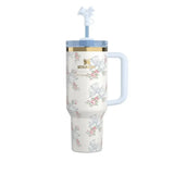 The Stanley X LoveShackFancy Holiday Quencher | 40 OZ Rosa Beaux Blue Marhaba International