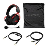 HyperX Cloud Alpha - Gaming Headset, Dual Chamber Drivers, Legendary Comfort, Aluminum Frame, Detachable Microphone, Works on PC, PS4, PS5, Xbox One/ Series X|S, Nintendo Switch and Mobile – Red Marhaba International
