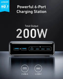Anker Prime Charger (200W, 6 Ports, GaN) Marhaba International