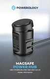 Powerology MagSafe Power Hub USB-C POWER DELIVERY AND USB-A QC 3.0 Marhaba International