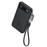 Anker Power Bank, 10,000mAh Portable Charger with Built-in USB-C Cable and Lanyard, 22.5W Max Output with 2 USB-C and 1 USB-A Port, Battery Pack for iPhone 15/14, Galaxy S23, iPad, AirPods, and More Marhaba International