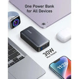 Anker 533 PowerCore 30W 10000mAh Power Bank A1256H11 - Black Marhaba International