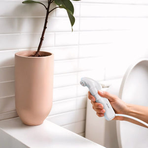 Green Lion Bidet Pro Portable 5.55W with 2 Spray Modes, 1.2m Water Pipe, 70 Minutes Working Time, 1600mAh, Type-C Charging, Adjustable Nozzle - White