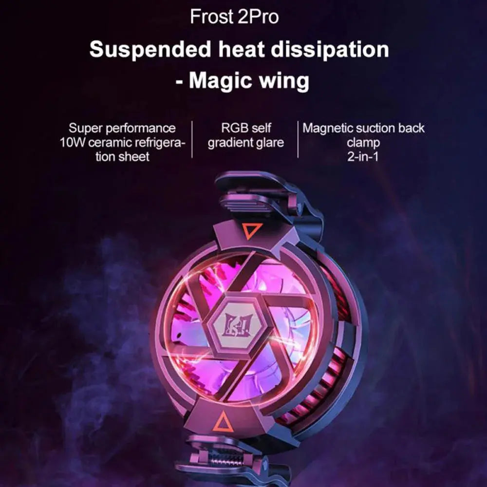 N5 Cell Phone Cooler for Gaming, Magnetic Smart Phone Cooling Fan Mobile Phone Radiator N5 Cell Phone Cooler for Gaming, Magnetic Smart Phone Cooling Fan Mobile Phone Radiator