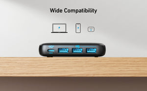 Anker PowerPort Atom III Slim (Four Ports) – Black(A2045K11)