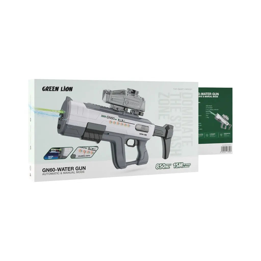 Green Lion GN60 Water Gun Automatic & Manual Mode Green Lion GN60 Water Gun Automatic & Manual Mode