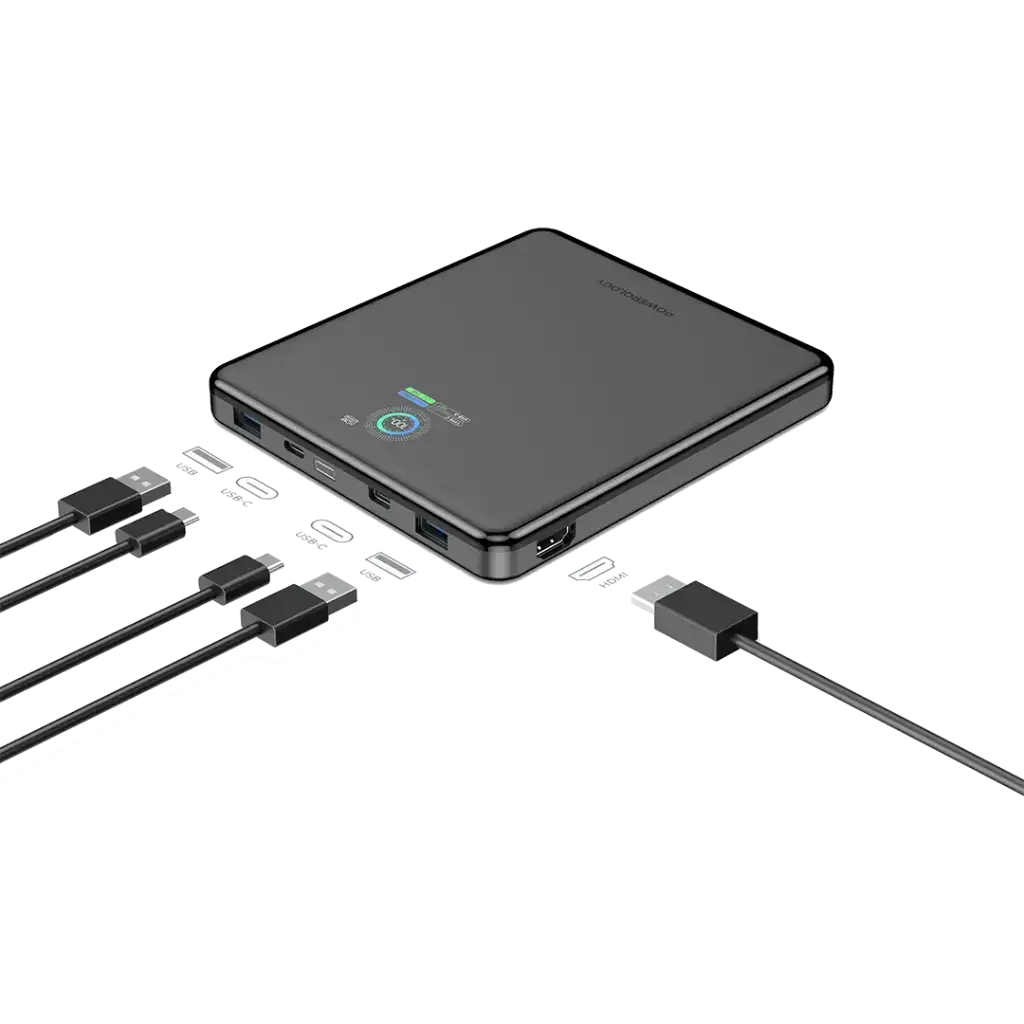 Powerology VoltStream 20000mAh Power Bank - Black Powerology VoltStream 20000mAh Power Bank - Black