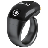 Green Lion Smart Zikr Ring with OLED Display - Black