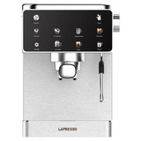 Lepresso Macchina di Lusso Espresso Machine with Steam Wand - Silver Marhaba International