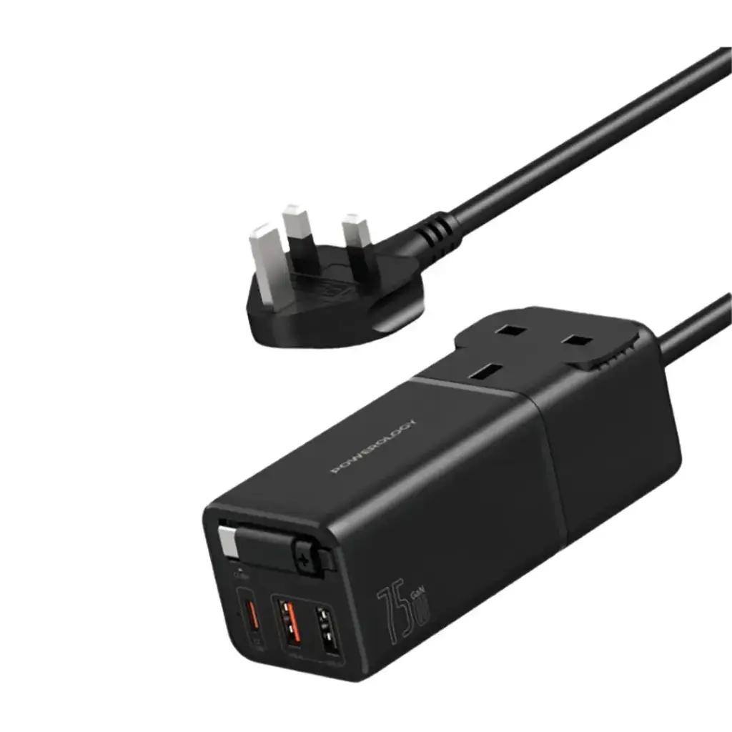 Powerology Desktop Charging Station - Black Powerology Desktop Charging Station - Black