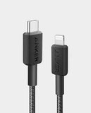 Anker 322 USB-C to Lightning 3ft Braided Cable A81B5H11 - Black