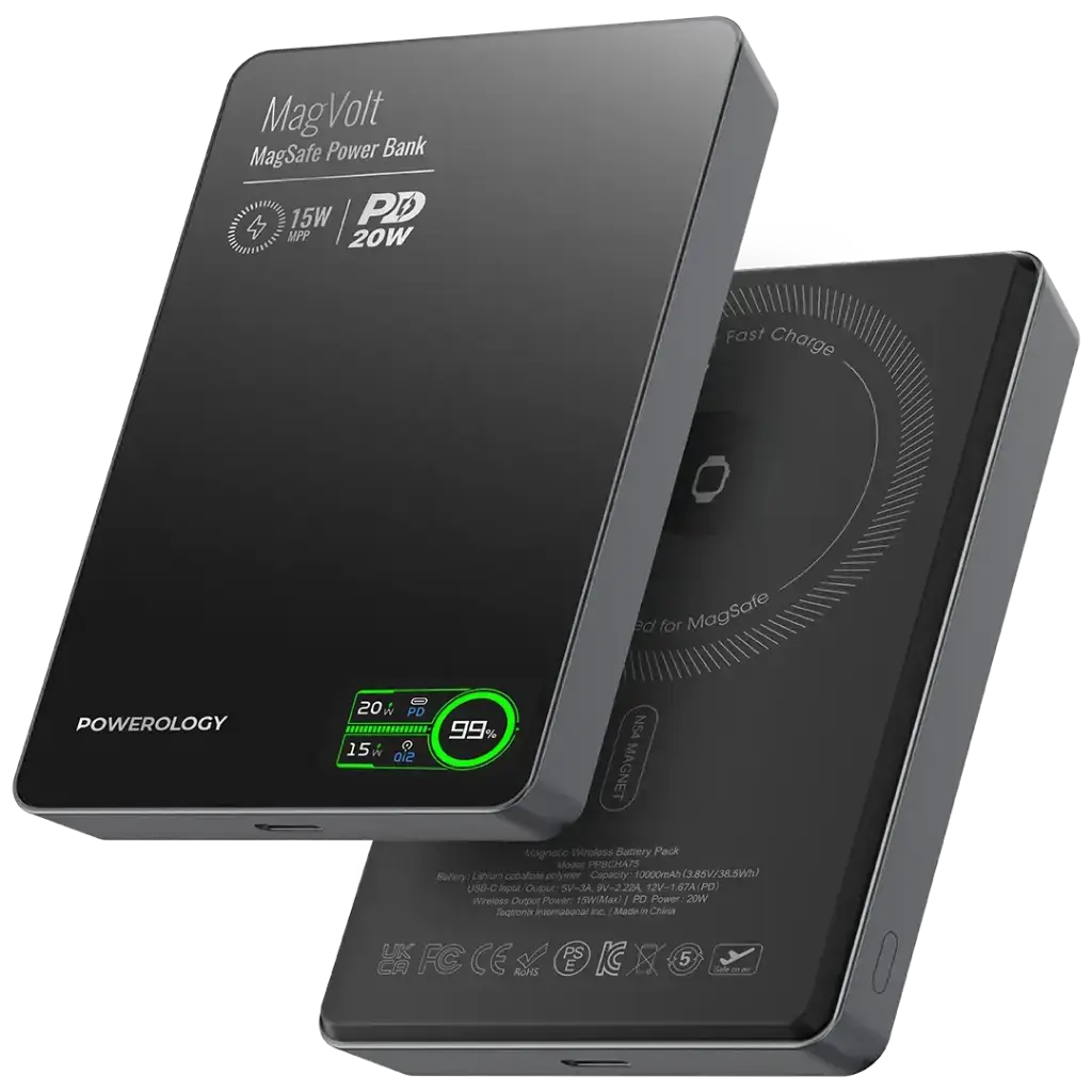Powerology MagVolt 10000mAh Magnetic Power Bank Powerology MagVolt 10000mAh Magnetic Power Bank