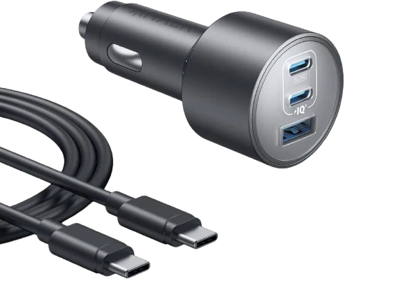 Anker Car Charger (167.5W, 3 Ports)