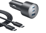 Anker Car Charger (167.5W, 3 Ports)