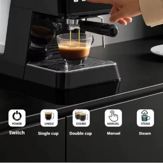 TOBI TB-980 Coffee Machine 2600W Smart Espresso Coffee Machine Advanced Temperature Control Precision Brewing Coffee Maker Machine TOBI TB-980 Coffee Machine 2600W Smart Espresso Coffee Machine Advanced Temperature Control Precision Brewing Coffee Maker Machine