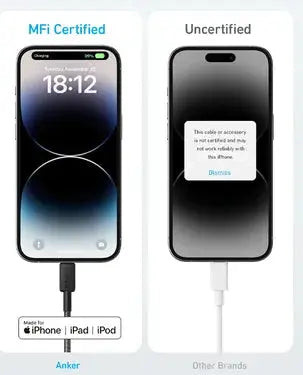 Anker 322 USB-C to Lightning 3ft Braided Cable A81B5H11 - Black Anker 322 USB-C to Lightning 3ft Braided Cable A81B5H11 - Black