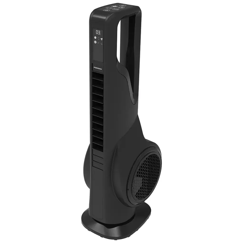 Porodo Lifestyle Coolbreeze 70W Smart Tower Fan with Aromatherapy & Air Purification Porodo Lifestyle Coolbreeze 70W Smart Tower Fan with Aromatherapy & Air Purification