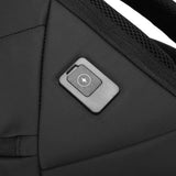 Porodo Lifestyle Water-Resistant PU Backpack - Black Marhaba International