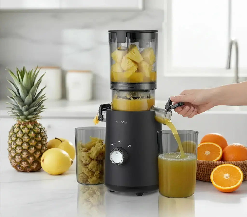 Porodo Vita Automatic Slow Juicer Qatar - High Yield Cold Press Juicer Porodo Vita Automatic Slow Juicer Qatar - High Yield Cold Press Juicer