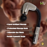 Deep Tissue Massage Gun 6 Speed 4 Heads Massager Marhaba International