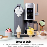 Ninja CREAMi Scoop & Swirl Ice Cream Maker - NC701 Marhaba International