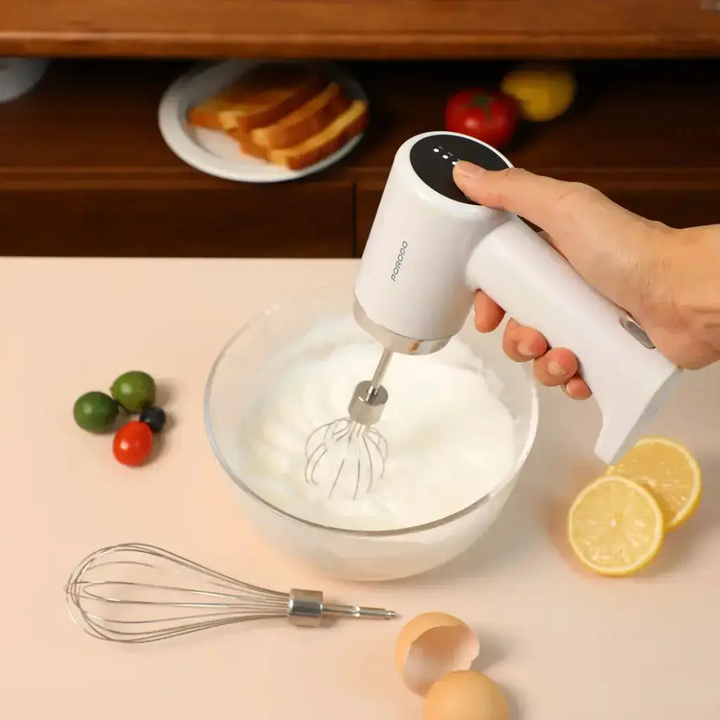 Porodo Lifestyle Multi-Function Rechargeable Hand Blender - Beige Porodo Lifestyle Multi-Function Rechargeable Hand Blender - Beige