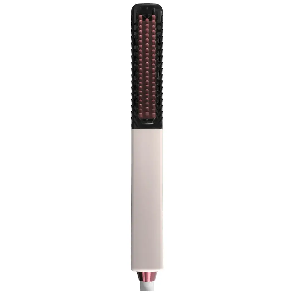 Porodo Dual-Mode Hair Straightening Brush with Detachable Comb - Pink Porodo Dual-Mode Hair Straightening Brush with Detachable Comb - Pink