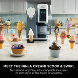 Ninja CREAMi Scoop & Swirl Ice Cream Maker - NC701 Marhaba International