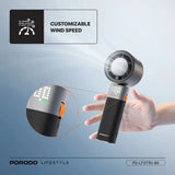 Porodo Lifestyle Handheld Turbo Fan - Black Marhaba International