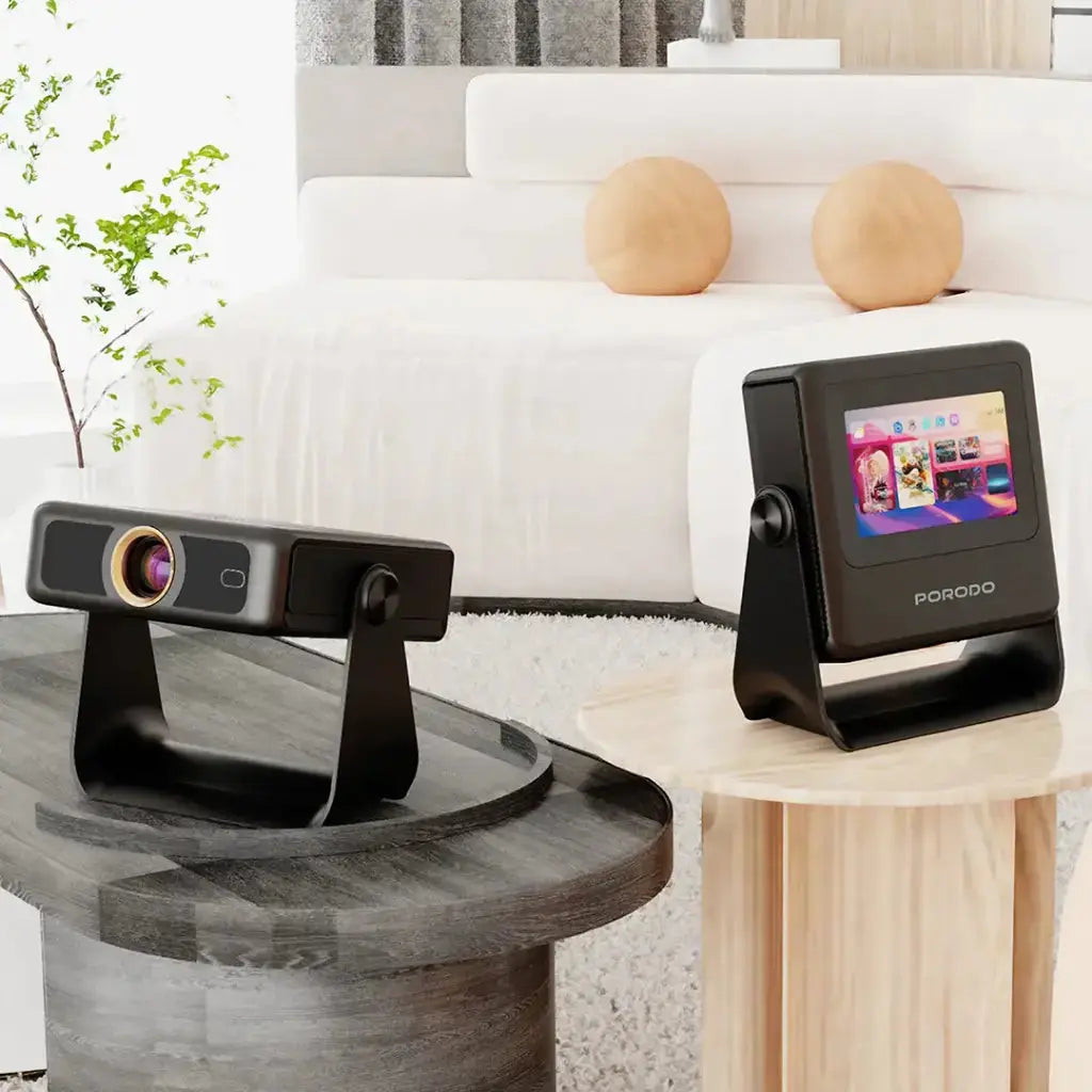 Porodo LifeStyle Optivis Smart HD Projector - Black Porodo LifeStyle Optivis Smart HD Projector - Black