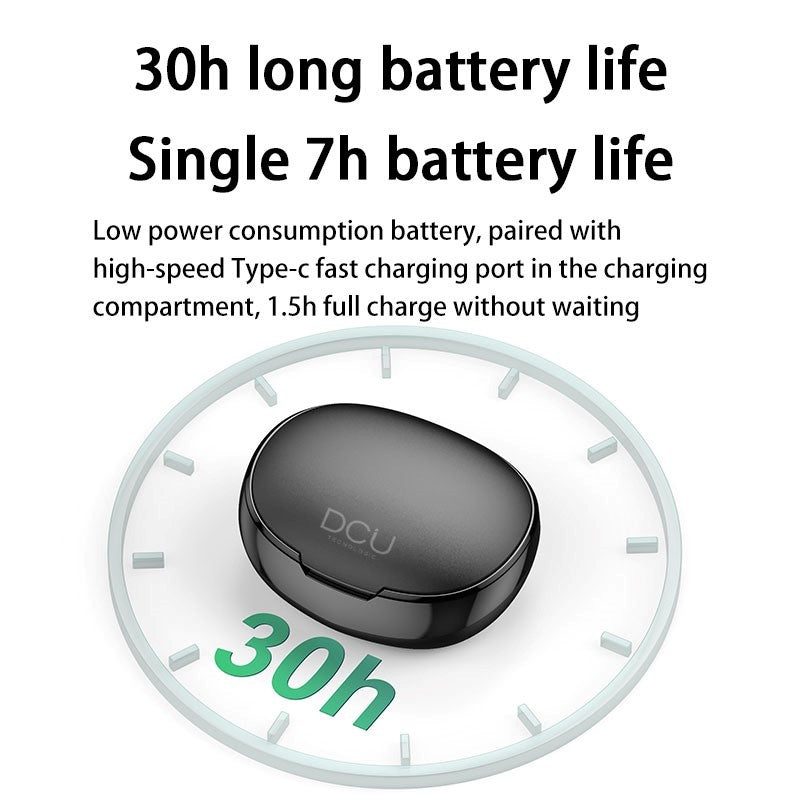 DCU CLIP BUDS Bluetooth earphones black