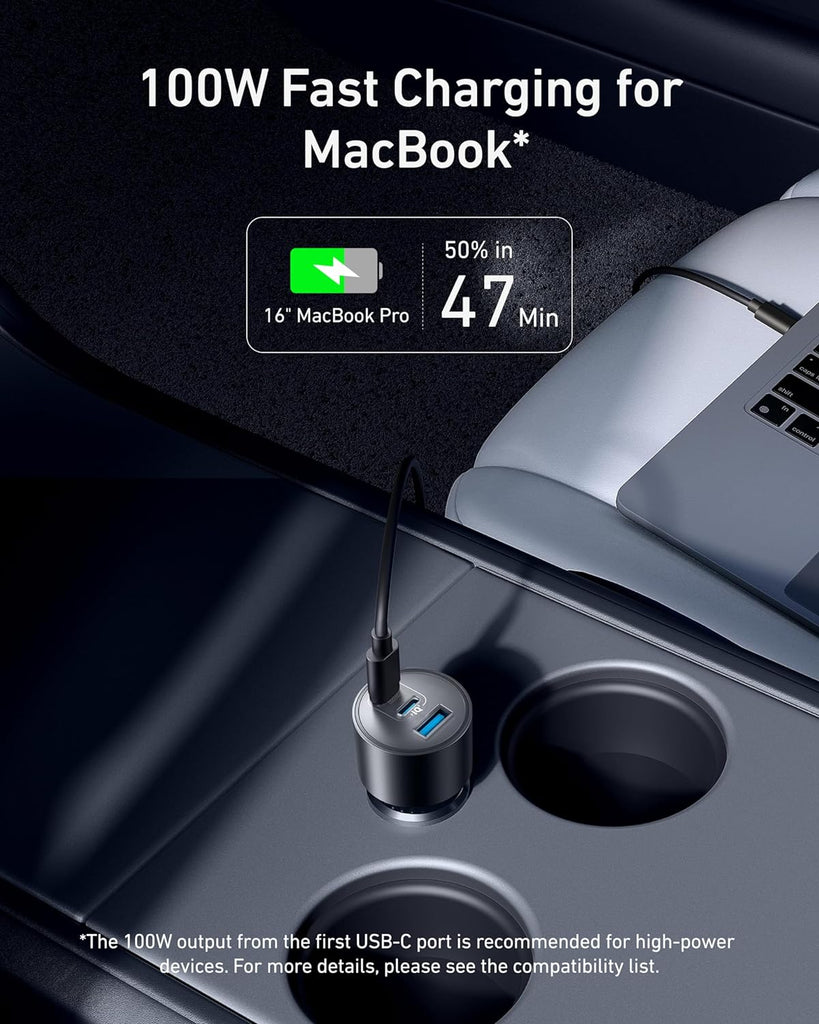 Anker Car Charger (167.5W, 3 Ports) Anker Car Charger (167.5W, 3 Ports)