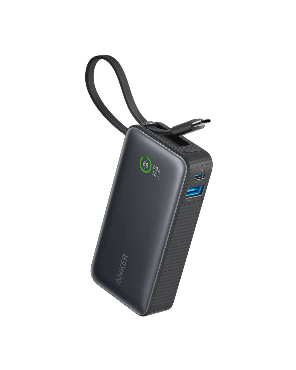 Anker Nano Power Bank (30W, Built-In USB-C Cable)A1259H11