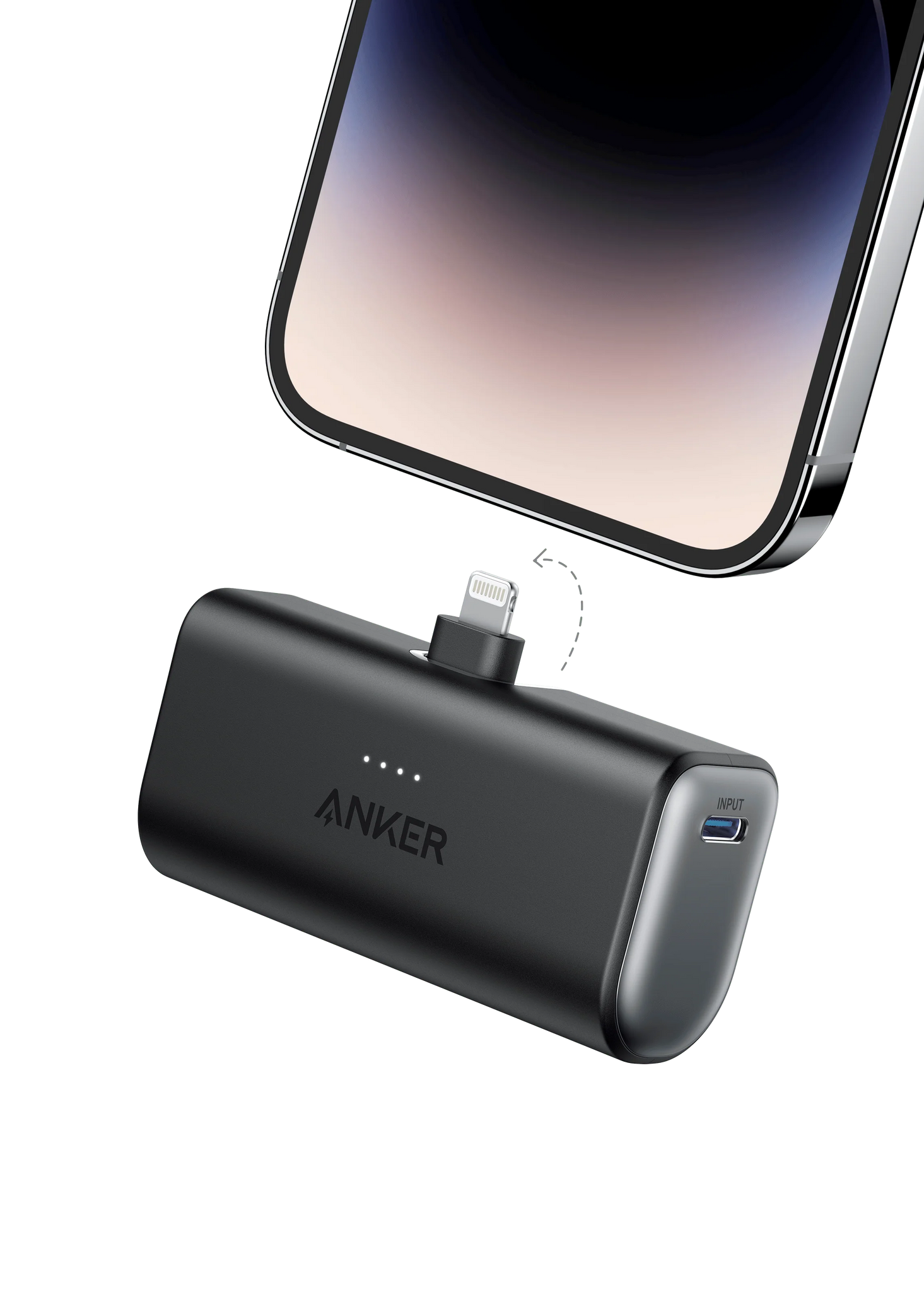 Anker Nano Power Bank (12W, Built-In Lightning Connector)A1645H11