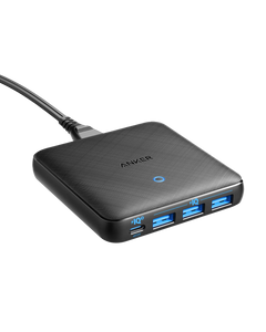 Anker PowerPort Atom III Slim (Four Ports) – Black(A2045K11)