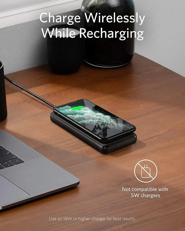 Anker 533 Wireless Power Bank (PowerCore 10K)A1617H11 Anker 533 Wireless Power Bank (PowerCore 10K)A1617H11