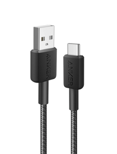 كابل مضفر Anker 322 USB-A إلى USB-C مضفر بطول 1.8 متر 