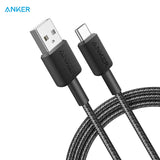 كابل مضفر Anker 322 USB-A إلى USB-C مضفر بطول 1.8 متر 