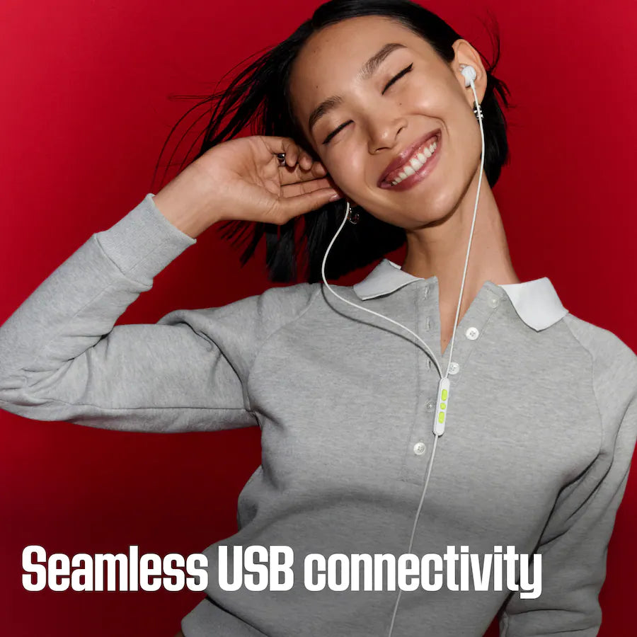 Bose USB-C wired earbuds White Smoke with in-line microphone