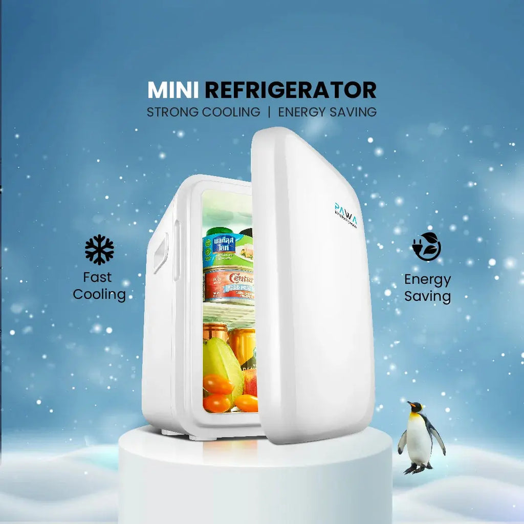 Pawa 10L Mini Refrigerator / Energy Saving with Dual Cooling and Heating Functions Pawa 10L Mini Refrigerator / Energy Saving with Dual Cooling and Heating Functions