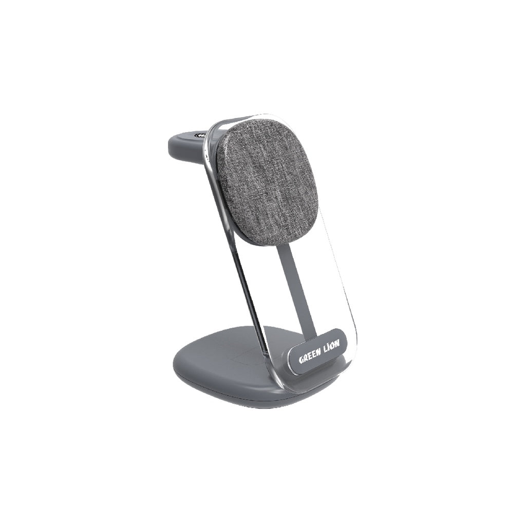 Green Lion 3 in 1 Fabric Wireless Charger 15W